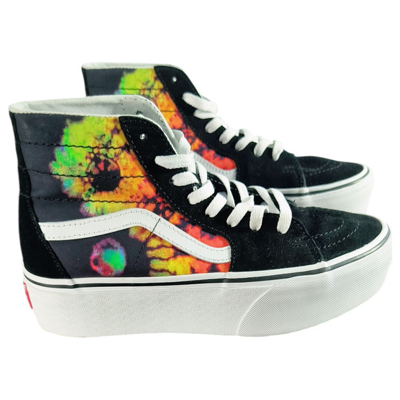 Vans Sk8-Hi Shoes  Men 6.5 / Wmn 8 Black/Multi Paradoxical Tapered Stackform - Picture 4 of 13